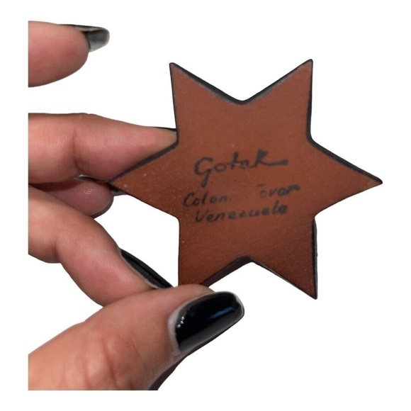 Vintage Gotek Nativity Scene Antique Red Glaze Clay Pottery Small 1-5” 12 Pc MCM - Picture 2 of 5